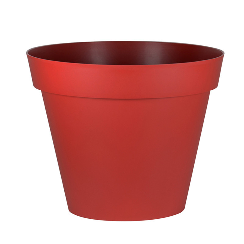 EDA - Pot rond Toscane Ø30cm 10L rouge rubis