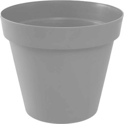 EDA - Pot rond Toscane Ø40cm 23L gris béton