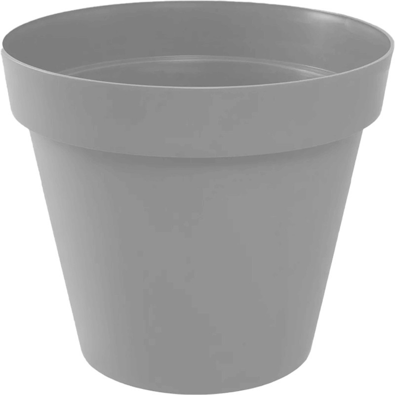 EDA - Pot rond Toscane Ø40cm 23L gris béton