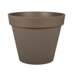 EDA - Pot rond Toscane - Taupe - 43L - 48x40cm