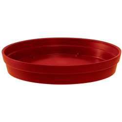 EDA - Soucoupe ronde Toscane Ø18,5cm rouge rubis