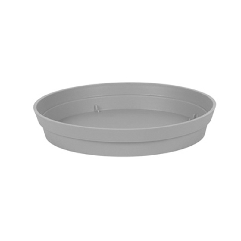 EDA - Soucoupe ronde Toscane Ø22,5cm gris béton