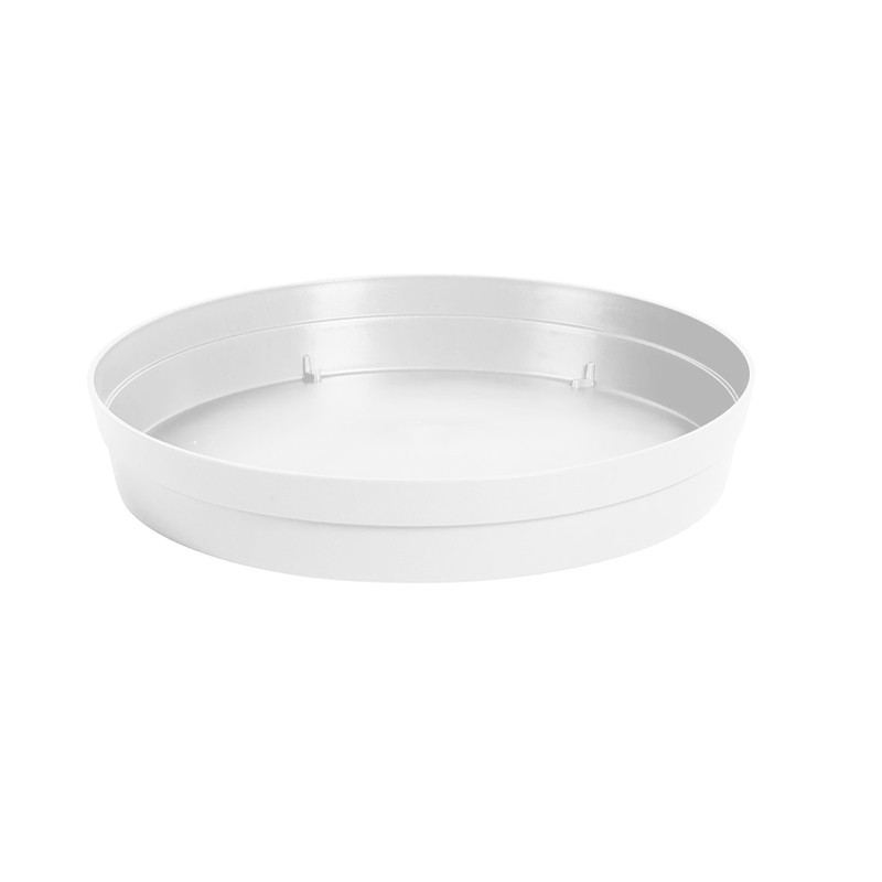 EDA - Soucoupe ronde Toscane Ø22,5cm blanc