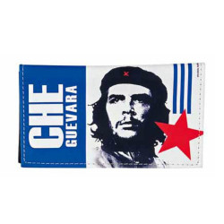 Che - Blague A Tabac / Porte Feuilles 13X7.5Cm - Blanc Et Bleu