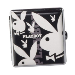 Playboy - Etui A Cigarettes Noir & 6 Lapins Blancs