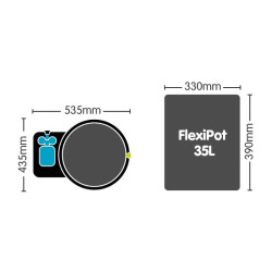 AUTOPOT XXL MODULE 1 POT AVEC FLEXIPOT 35L