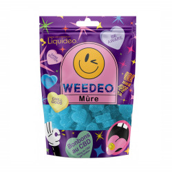 Weedeo - Bonbon CBD goût Mûre - Sachet 40g