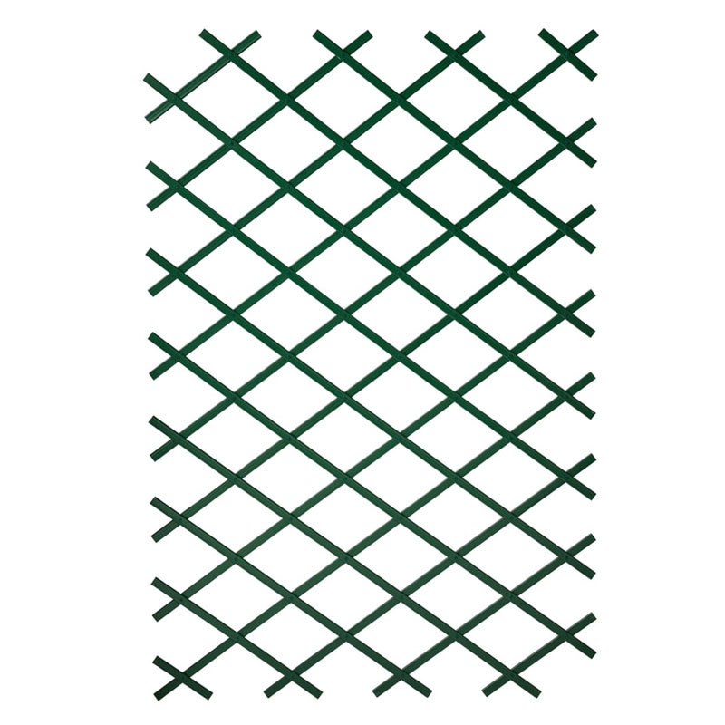 6040702 TREILLIS EXTENSIBLE EN PLASTIQUE VERT PROFIL 23X7MM 50X150CM