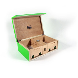 FUM - Fum Box - Boite grand modèle en bois - verte