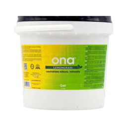 ONA - Gel destructeur d'odeurs - Lemongrass - 3,8kg