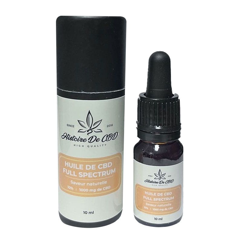 Histoire de CBD - Huile de CBD Full Spectrum 10% - 10ML