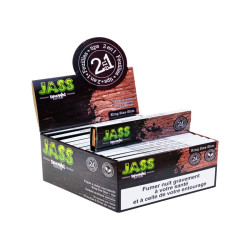 Jass - Lot 24 paquets de feuilles à rouler + Tips - Brown