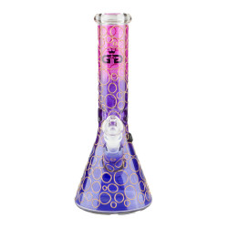 Bang Rainforest Beaker - Violet - 32 cm - Grace Glass