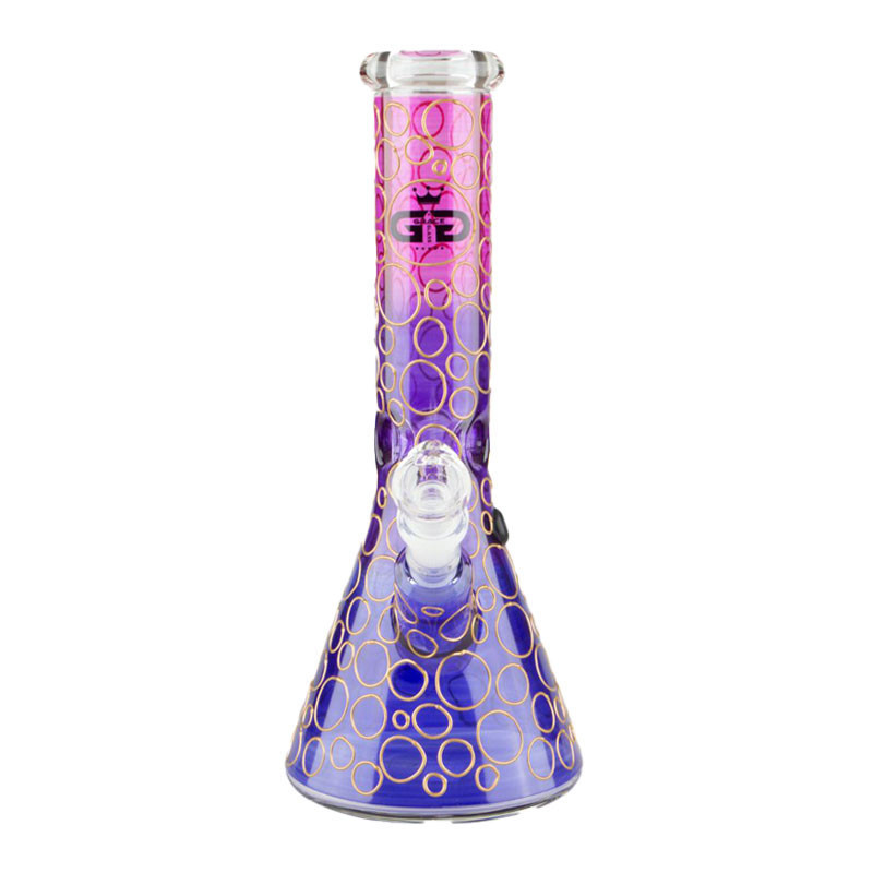 Bang Rainforest Beaker - Violet - 32 cm - Grace Glass