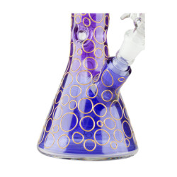 Bang Rainforest Beaker - Violet - 32 cm - Grace Glass