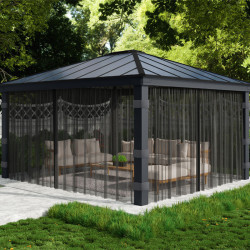 DALLAS 14X16 GAZEBO NETTING SET 4PC