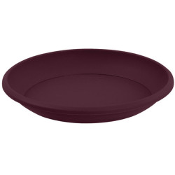 EDA - Soucoupe ronde Osaka 55cm pour pot 70cm - Rouge Bourgogne