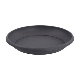 EDA - Soucoupe ronde Osaka 38cm pour pot 50cm - Anthracite