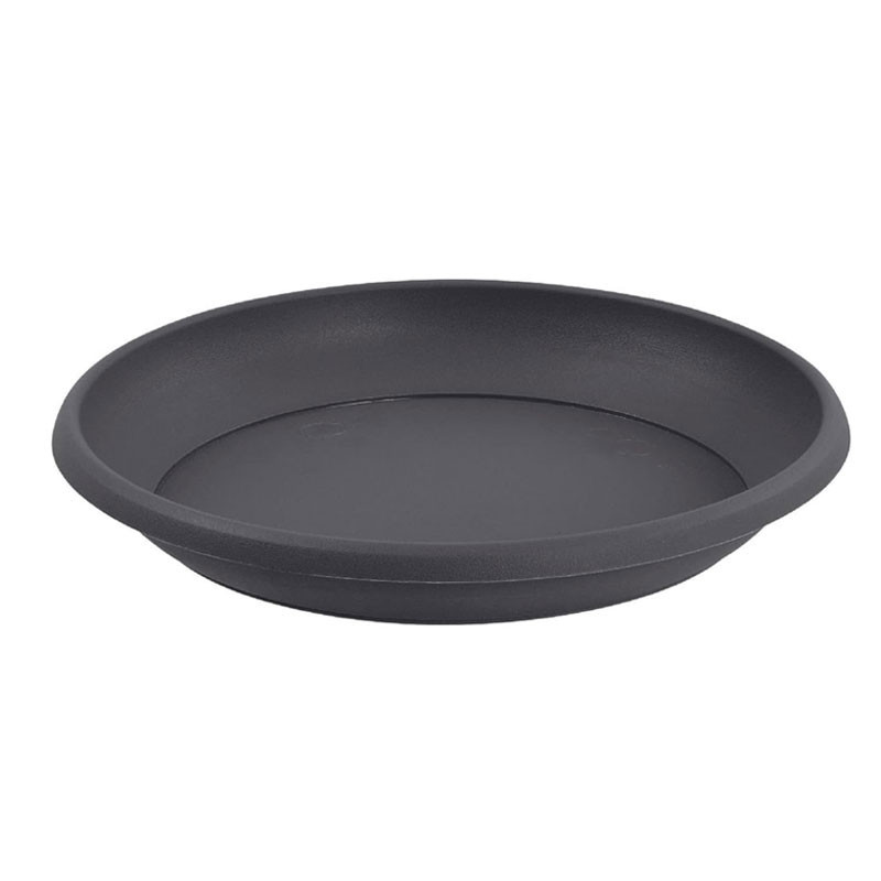 EDA - Soucoupe ronde Osaka 30cm pour pot 40cm - Anthracite