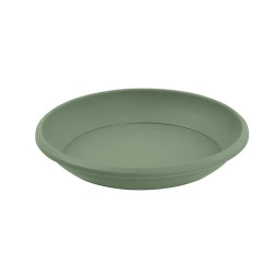 EDA - Soucoupe ronde Osaka 25cm pour pot 30cm - Vert Laurier