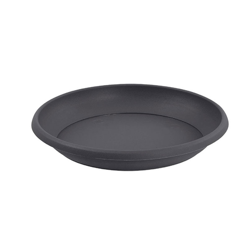 EDA - Soucoupe ronde Osaka 25cm pour pot 30cm - Anthracite