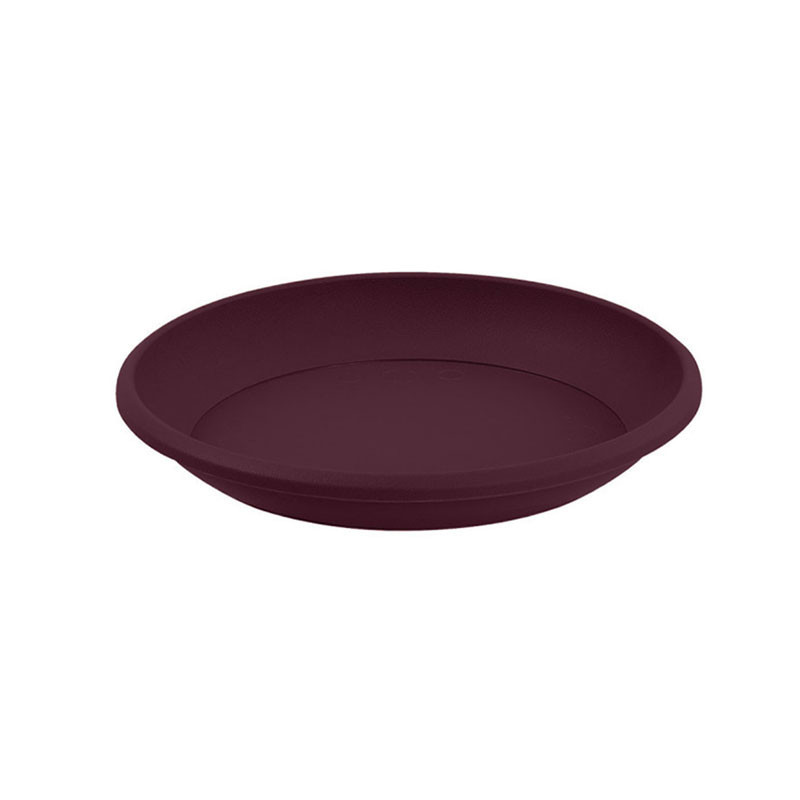 EDA - Soucoupe ronde Osaka 15cm pour pot 20cm - Rouge Bourgogne