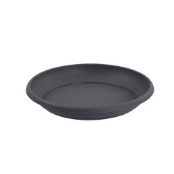 EDA - Soucoupe ronde Osaka 15cm pour pot 20cm - Anthracite