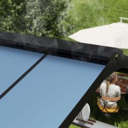 BBQ GARDEN GAZEBO AUSTIN 2400 - BLACK