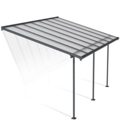 SIERRA PATIO COVER 3X4.25 GREY CLEAR