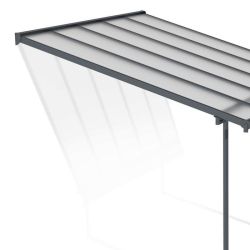 SIERRA PATIO COVER 3X3.05 GREY CLEAR