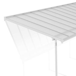 SIERRA PATIO COVER 2.3X6.9 WHITE CLEAR