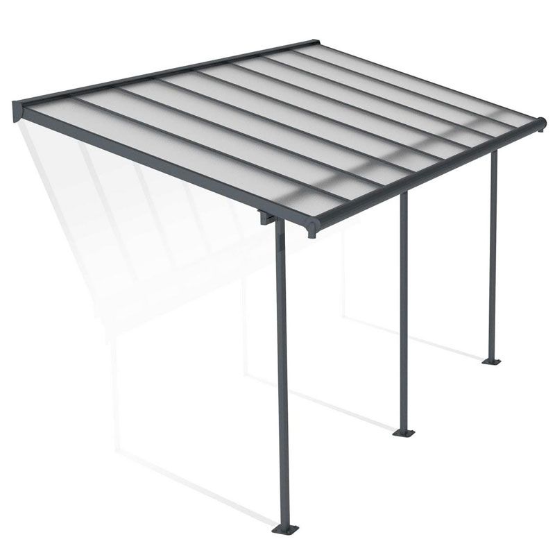 SIERRA PATIO COVER 2.3X4.6 GREY CLEAR SIERRA PATIO COVER 2.3X4.6 GREY CLEAR