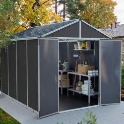 RUBICON SHED 8X10 DARK GREY