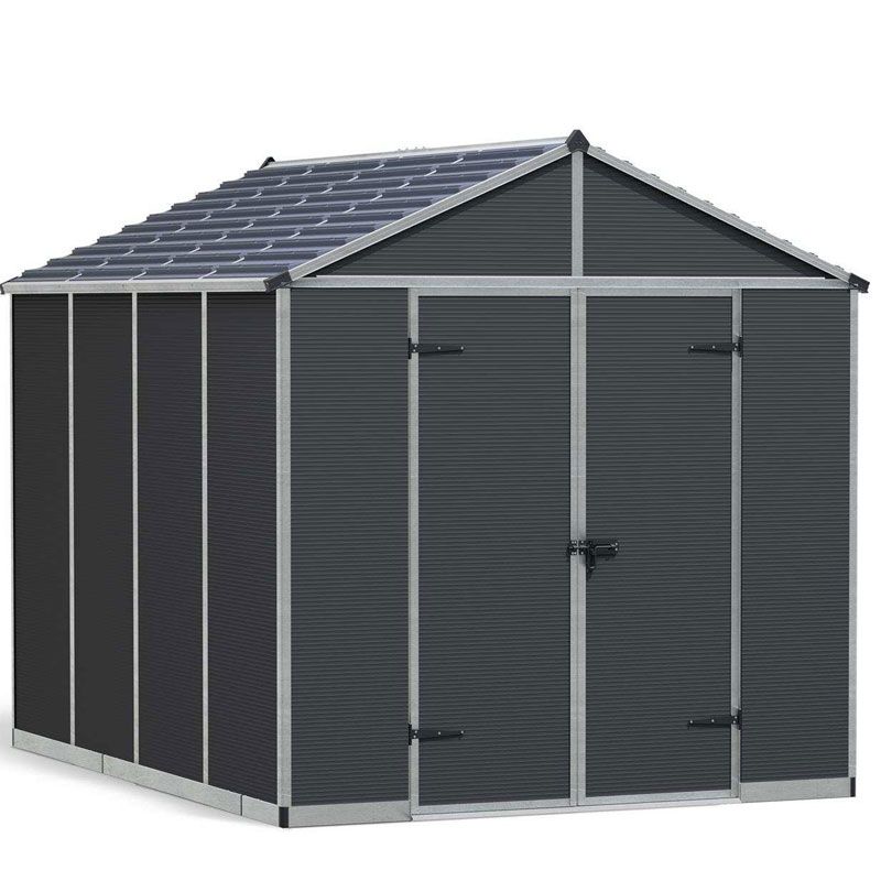 RUBICON SHED 8X10 DARK GREY RUBICON SHED 8X10 DARK GREY