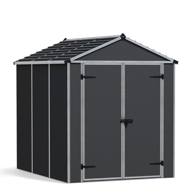RUBICON SHED 6X8 DARK GREY RUBICON SHED 6X8 DARK GREY