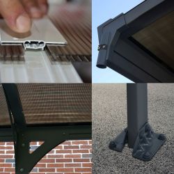 CARPORT VITORIA 5000 GREY/BRONZE