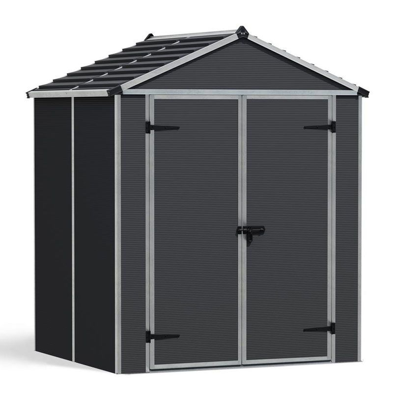 RUBICON SHED 6X5 DARK GREY RUBICON SHED 6X5 DARK GREY