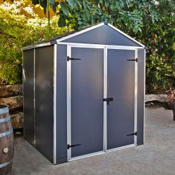 RUBICON SHED 6X5 DARK GREY