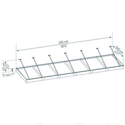 CANOPY SOPHIA XL 6000 GREY CLEAR