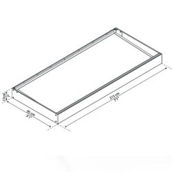 CANOPY SOPHIA 2150 GREY - WHITE OPAL