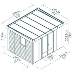 COPENHAGEN GARDEN OFFICE 10X12