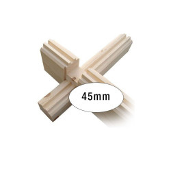 Tuindeco - Chalet bois massif  18m² - 45mm - Qualité résidentielle - Viveka (sur commande)