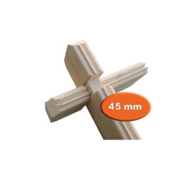 Tuindeco - Chalet bois massif 28,8 m² - 45 mm - Kwaspa (sur commande)