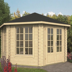 Tuindeco - Chalet bois massif - 45 mm - Lynn - 13,4 m² (sur commande)