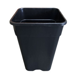 Pot carré noir 5.5 L – 18 x...