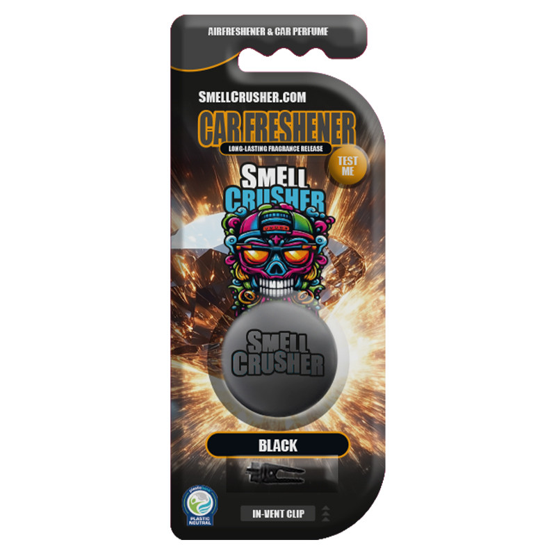 Smell Crusher - Désodorisant voiture - Black - Éliminateur d'odeur Smell Crusher - Désodorisant voiture - Black - Éliminateur d'odeur