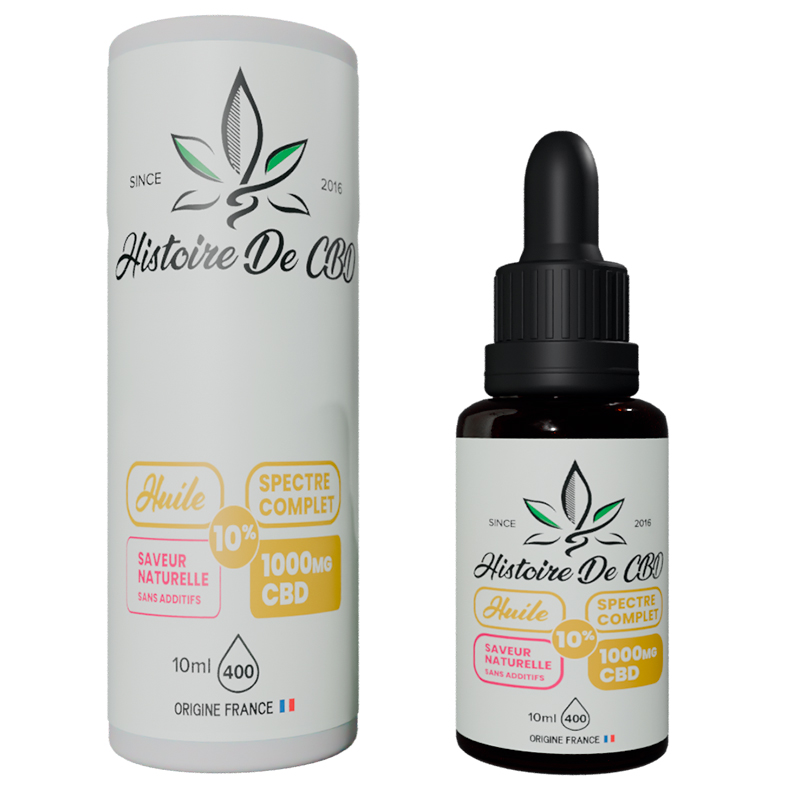 HISTOIRE DE CBD HUILE CLASSIQUE 10% 10ML