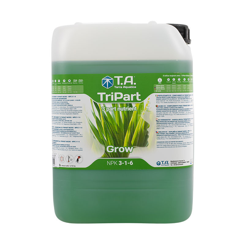 Terra Aquatica GHE - Engrais Tripart Grow 10L