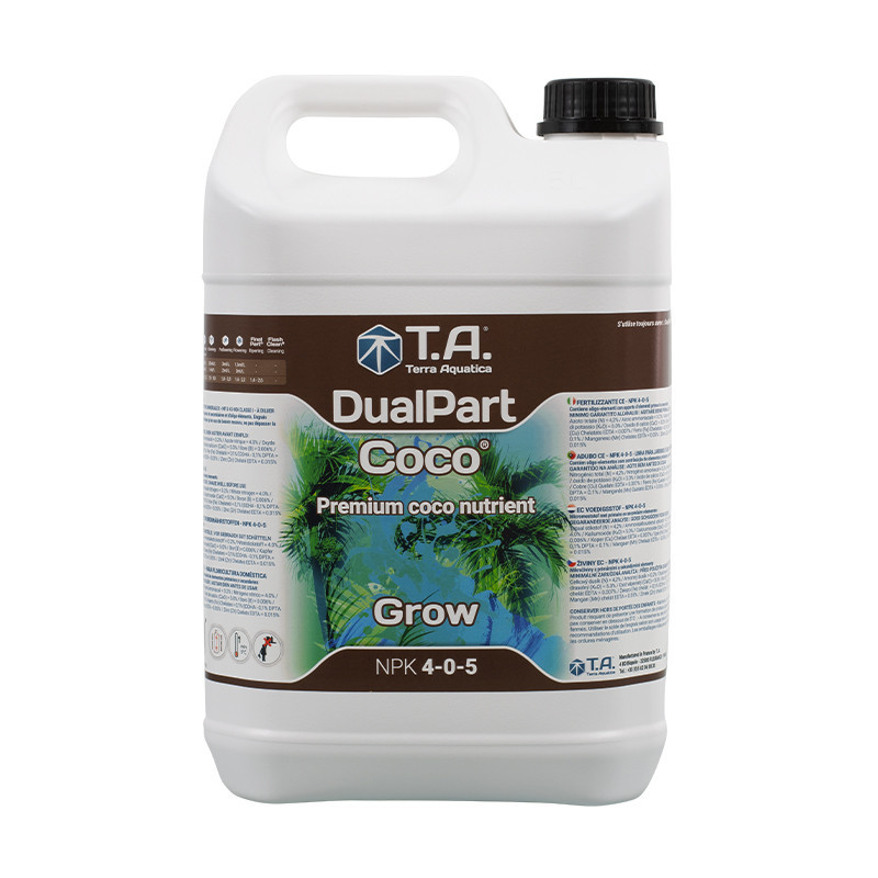 Terra Aquatica GHE - Engrais DualPart Coco Grow 5L spécial culture coco