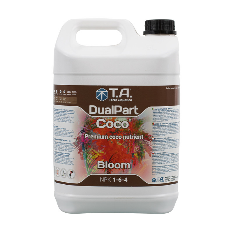 Terra Aquatica GHE - Engrais  DualPart Coco Bloom 5L spécial culture coco